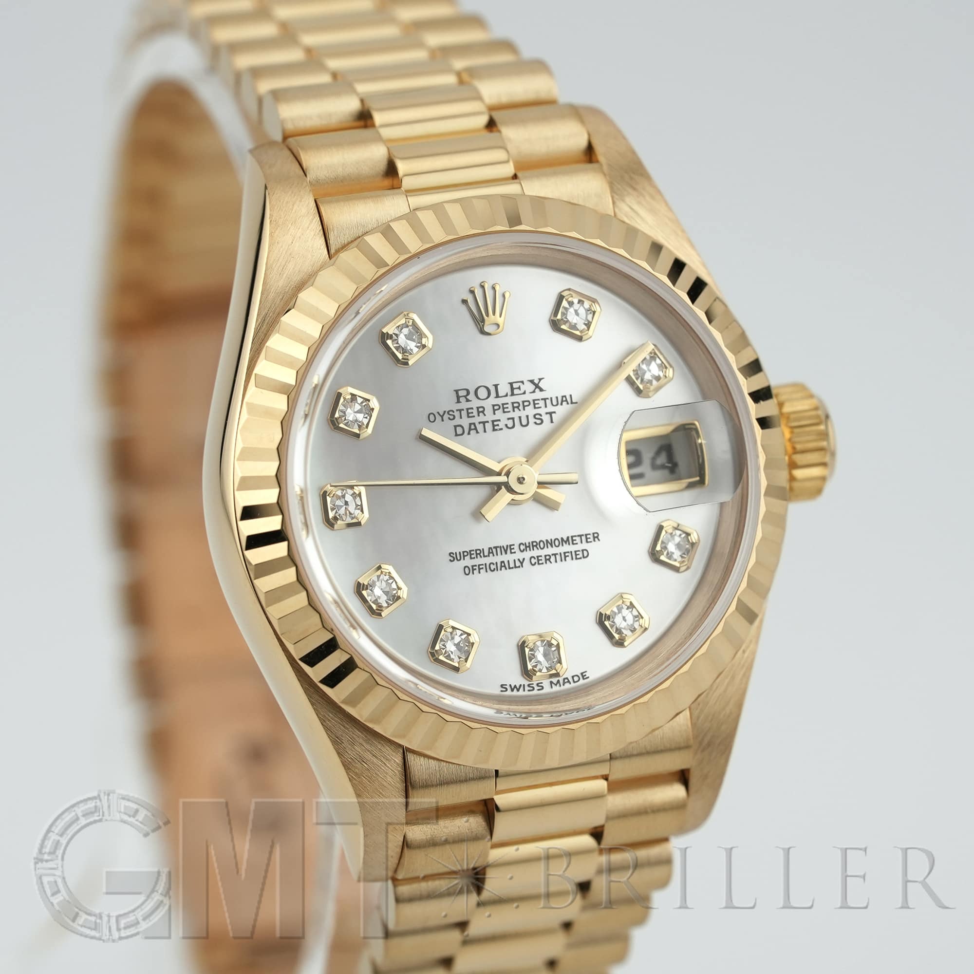 ロレックス　レディース デイトジャスト　69178・79178用　純正コマ2個 中古)ROLEX ロレックス デイトジャスト 79178NG（商品ID
