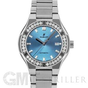 HUBLOT ウブロ クラシック フュージョンチタニウム ブレスレット ライトブルー 33mm 585.NX.891L.NX.1204 メイン