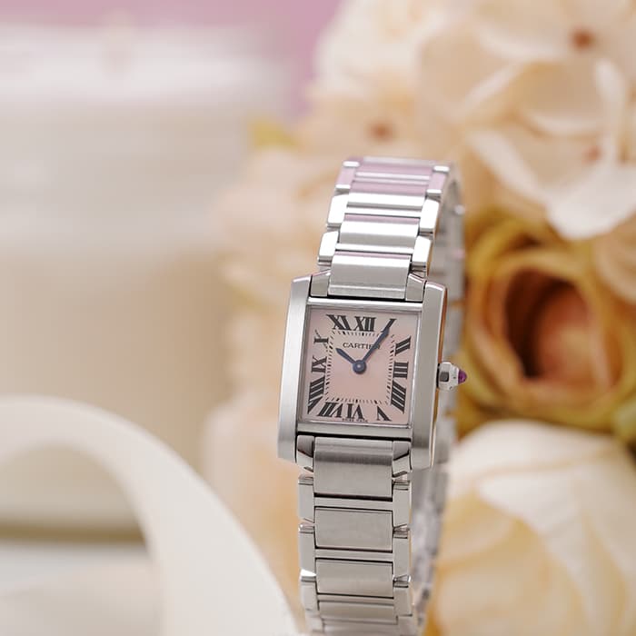 中古)CARTIER カルティエ タンク フランセーズ SM W51028Q3