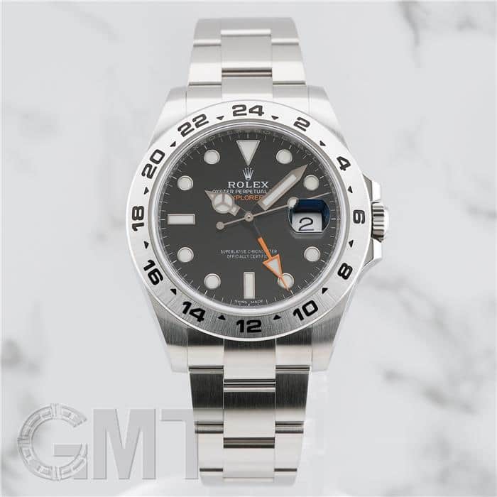 中古)ROLEX ロレックス エクスプローラー II 216570 ブラック（商品ID