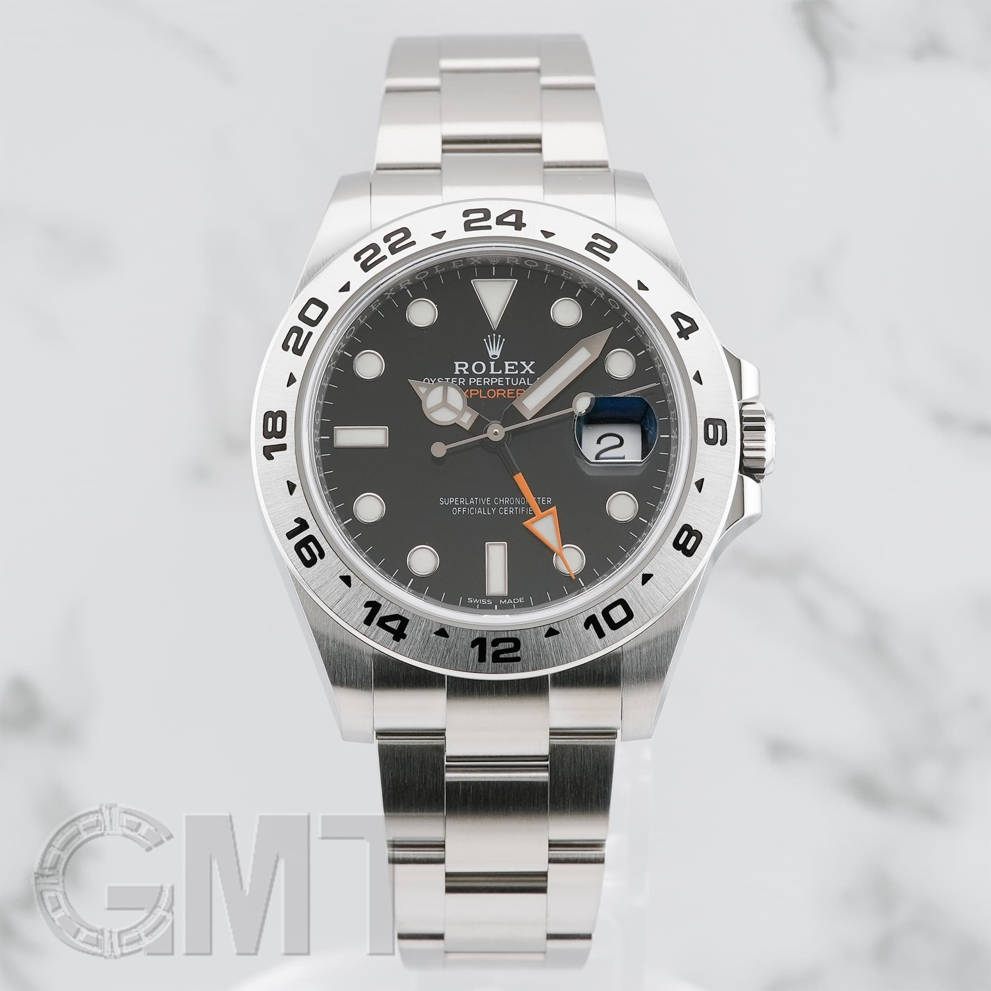 中古)ROLEX ロレックス エクスプローラー II 216570 ブラック（商品ID