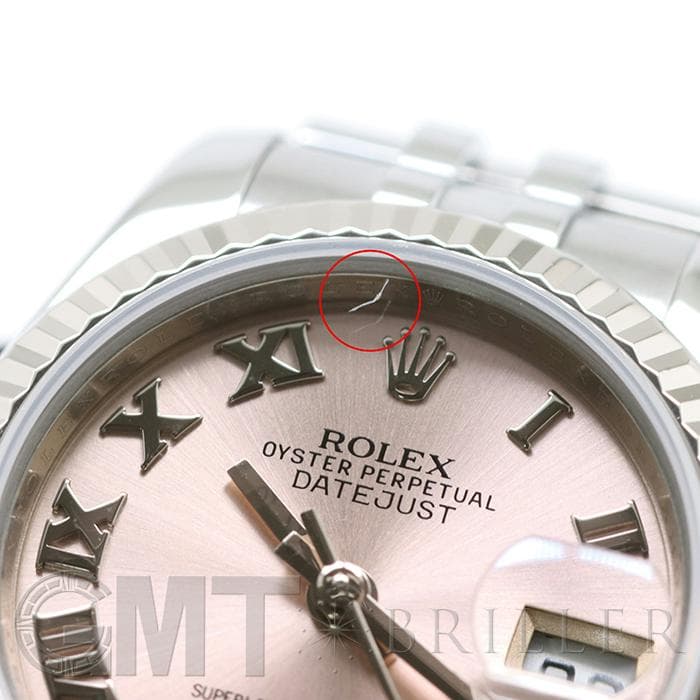 中古)ROLEX ロレックス デイトジャスト 26 179174 ピンク ローマ