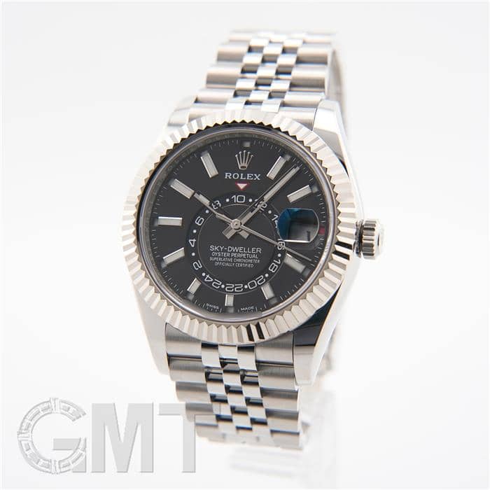 中古)ROLEX ロレックス スカイドゥエラー 326934 ブラック