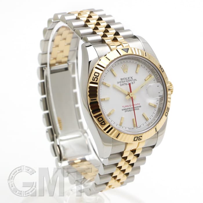 ROLEX ターノグラフ　ホワイト 中古)ROLEX ロレックス ターノグラフ ターノグラフ 116263 ホワイト