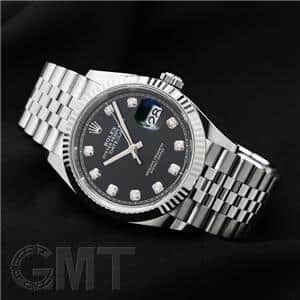 ROLEX ロレックス デイトジャスト 36 126234G ブラック 10Pダイヤ ジュビリーブレス メイン