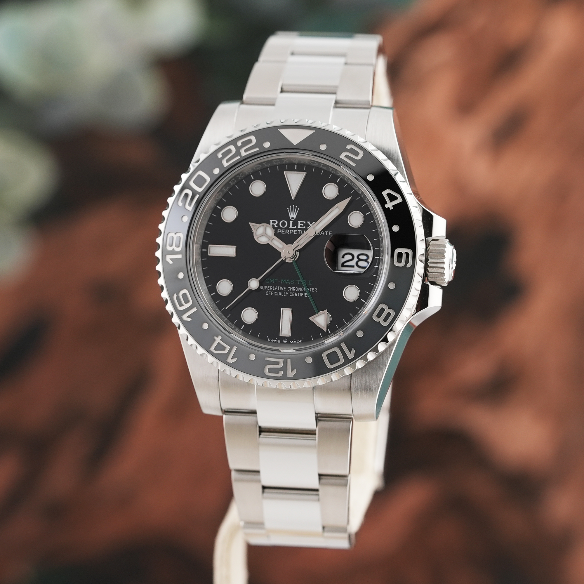 中古)ROLEX ロレックス GMTマスター II 126710GRNR オイスター