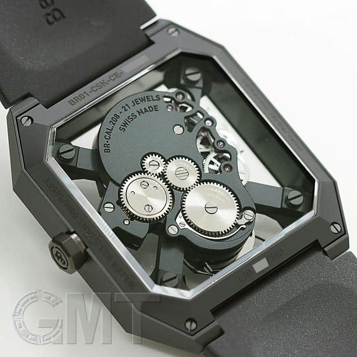 新品)BELL & ROSS ベル&ロス BR 01 サイバースカル BR01-CSK-CE/SRB