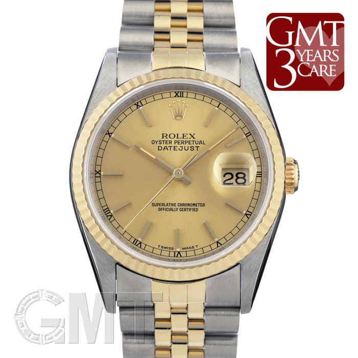 中古)ROLEX ロレックス デイトジャスト 16233 シャンパン（商品ID