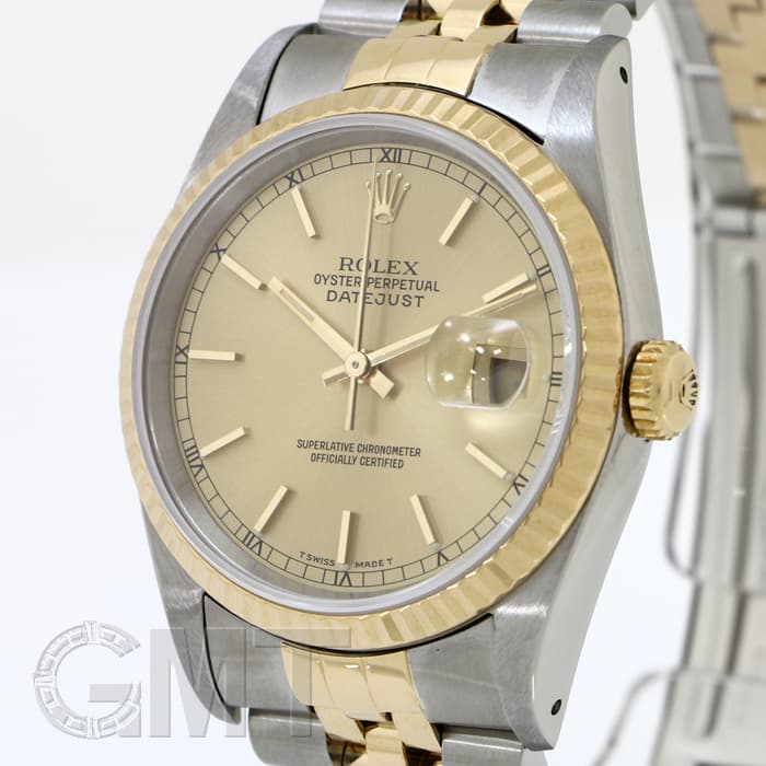 中古)ROLEX ロレックス デイトジャスト 16233 シャンパン（商品ID