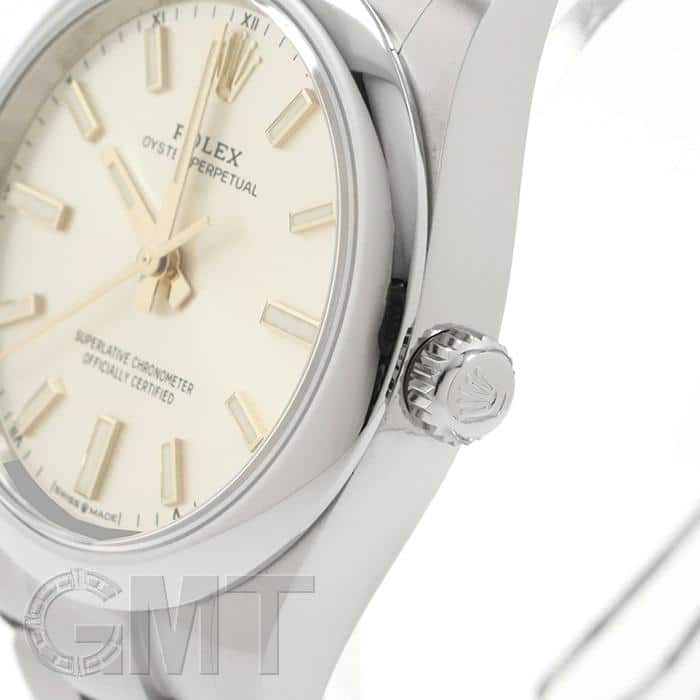 中古)ROLEX ロレックス オイスターパーペチュアル 34 124200 シルバー