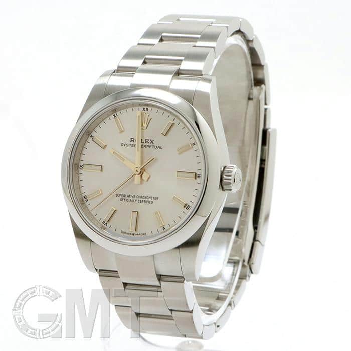専用専用 ビンテージシルバー 中古)ROLEX ロレックス オイスターパーペチュアル 34 124200 シルバー