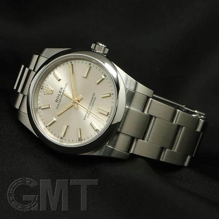 中古)ROLEX ロレックス オイスターパーペチュアル 34 124200 シルバー