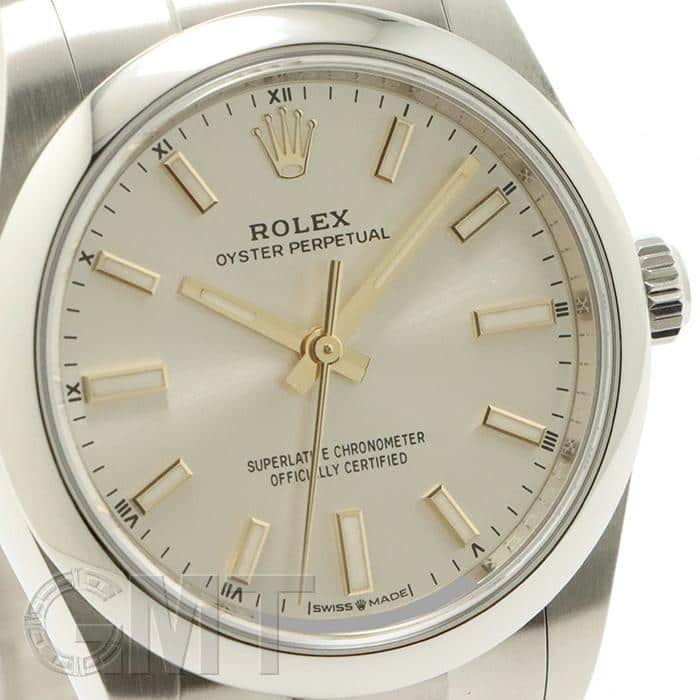 中古)ROLEX ロレックス オイスターパーペチュアル 34 124200 シルバー