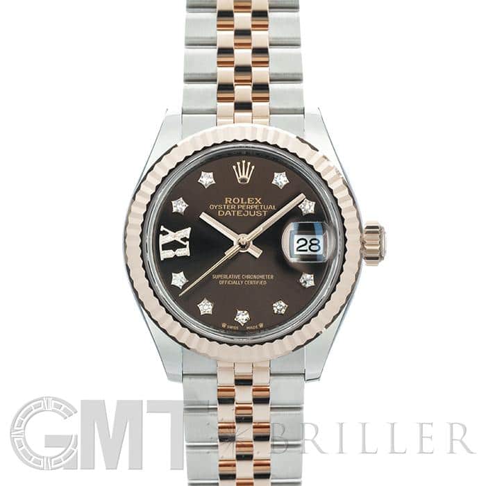 新品)ROLEX ロレックス デイトジャスト 28 279171G チョコレート 9