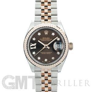 ROLEX ロレックス デイトジャスト 28 279171G チョコレート 9ポイント スター IXダイヤ ジュビリーブレス メイン