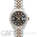 ROLEX ロレックス デイトジャスト 28 279171G チョコレート 9ポイント スター IXダイヤ ジュビリーブレス