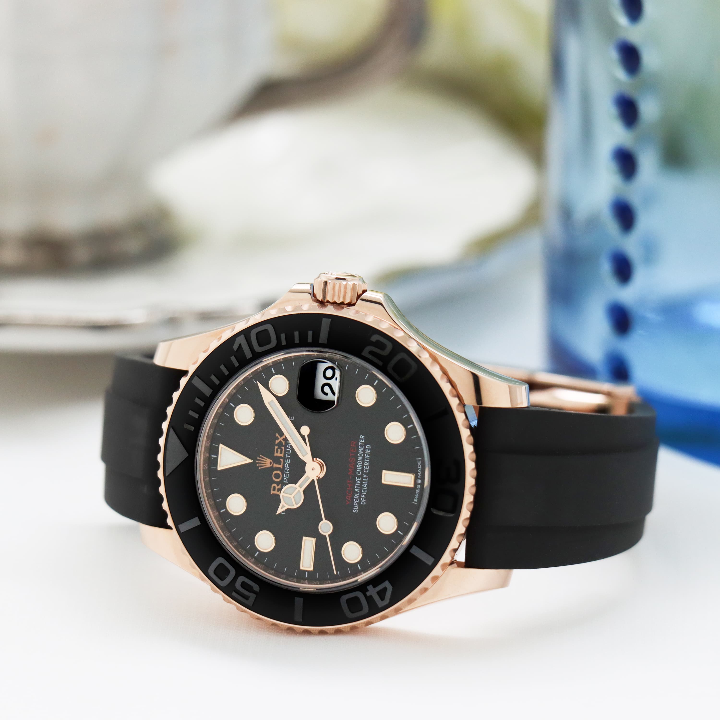 中古)ROLEX ロレックス ヨットマスター 37 268655 ブラック（商品ID