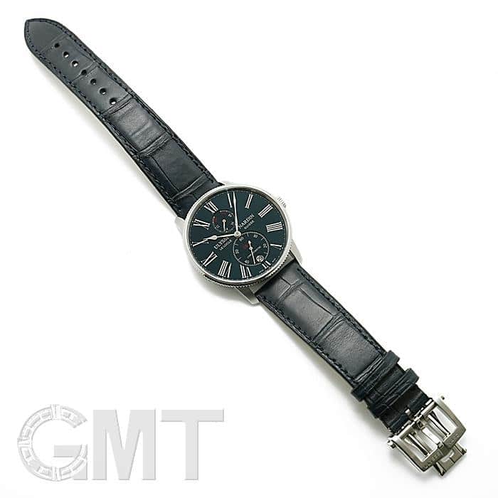 Ulysse Nardin ユリス・ナルダン マリーン トルピユール ミリタリー  1183-320LE/BLACK 300本限定モデル ステンレススチール PVD【中古】 中古)ULYSSE NARDIN ユリス・ナルダン マリーン トルピユール 42mm