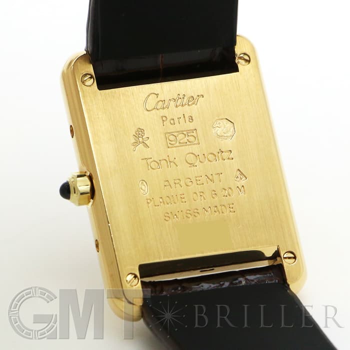 カルティエ マストタンク ヴェルメイユ SELECT INC. [CARTIER マストタンク LM 手巻き ブラック ONYX ダイヤル