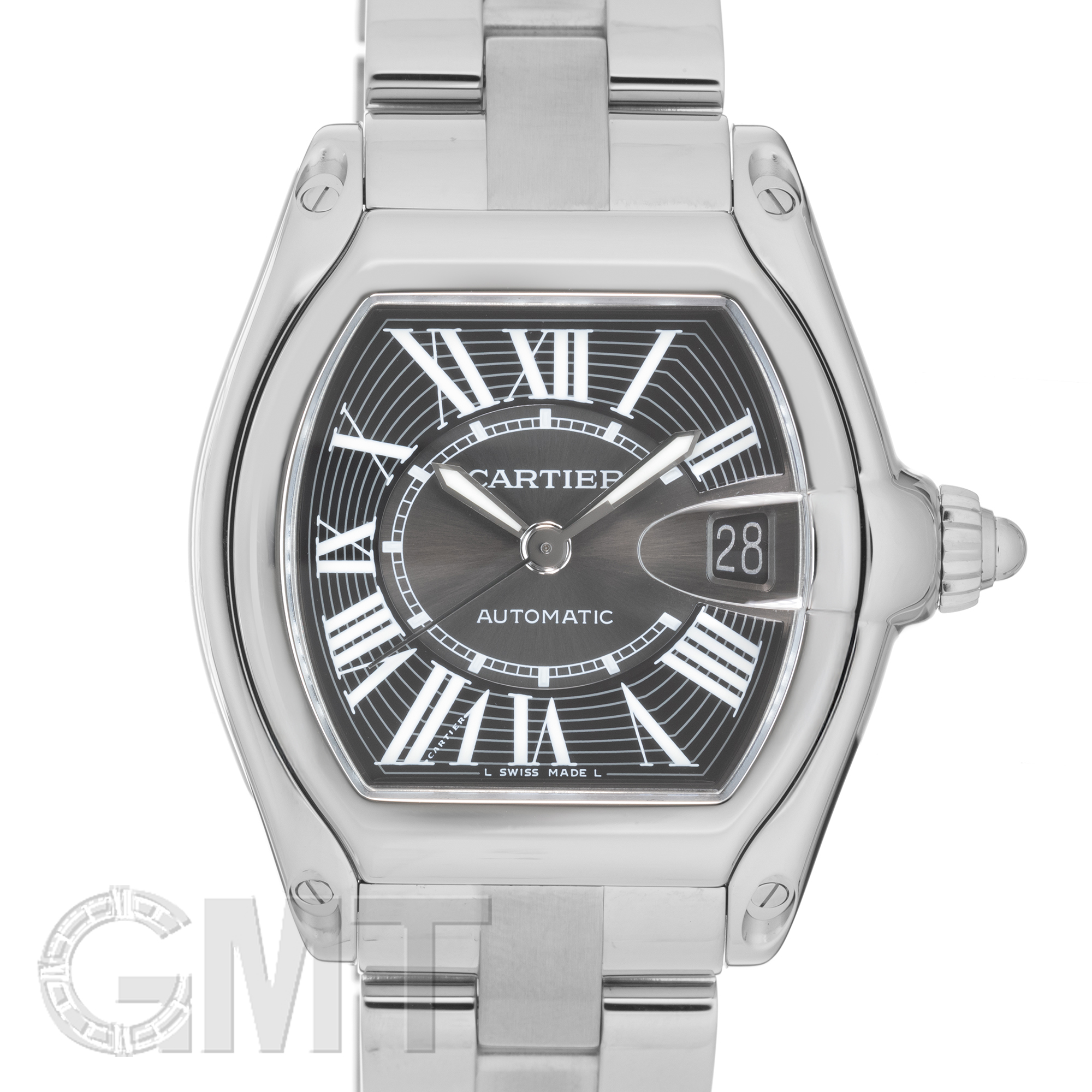 中古)CARTIER カルティエ ロードスター LM ブラック SS W62041V3（商品