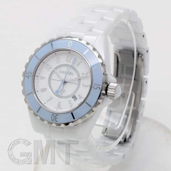新品)CHANEL シャネル J12 ソフトブルー H4340【世界限定1200本