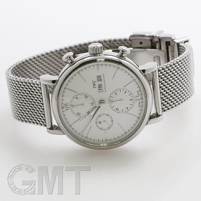 IWC ポートフィノ IW391009 クロノグラフ メンズ 腕時計 デイデイト 自動巻き インターナショナル ウォッチ カンパニー Portofino 90290175 中古)IWC インターナショナルウォッチカンパニー ポートフィノ クロノ