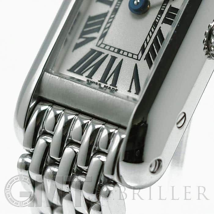 中古)CARTIER カルティエ タンク アロンジェ W15329U3 ホワイト