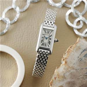 CARTIER カルティエ タンク アロンジェ W15329U3 ホワイトゴールド メイン