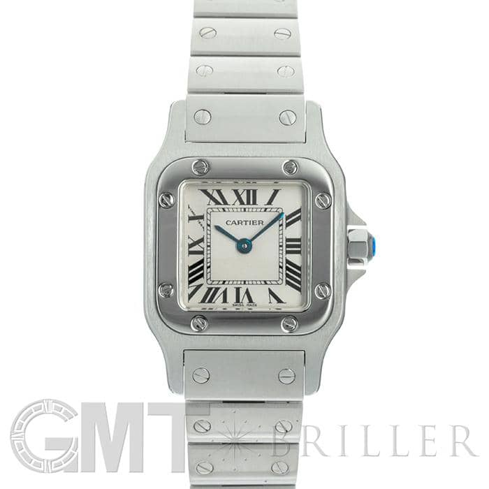 カルティエ レディース シルバー コマ単品 部品 腕時計⭕️本日限定お値下げ‼️ 中古)CARTIER カルティエ サントス ガルベ SM W20056D6（商品ID