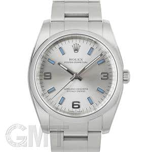 ROLEX ロレックス オイスターパーペチュアル 114200 シルバー369  ブルーバー ランダムシリアル メイン