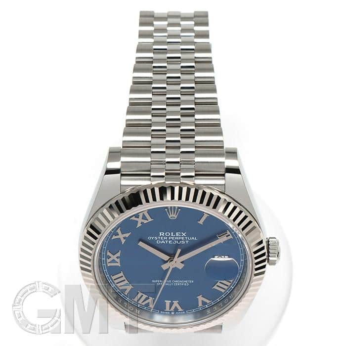 中古)ROLEX ロレックス デイトジャスト 126334 ブルー ローマ JBブレス