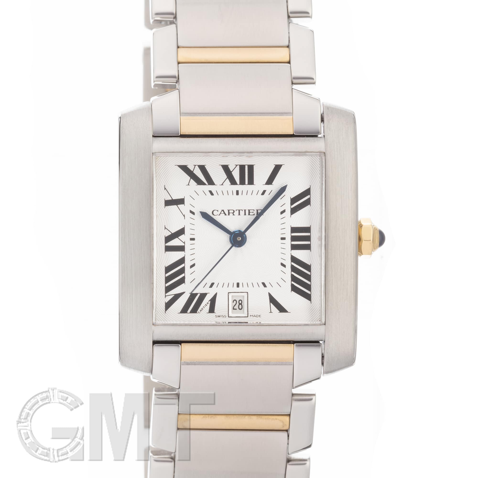 CARTIER カルティエ ウォッチ タンクフランセーズLM 時計 W51005Q4 腕時計
 ステンレス/イエローゴールド/SS/YG シルバー/ゴールド シルバー 自動巻き アイボリー文字盤文字盤 レディース【中古】 中古)CARTIER カルティエ タンク フランセーズ LM W51005Q4（商品ID
