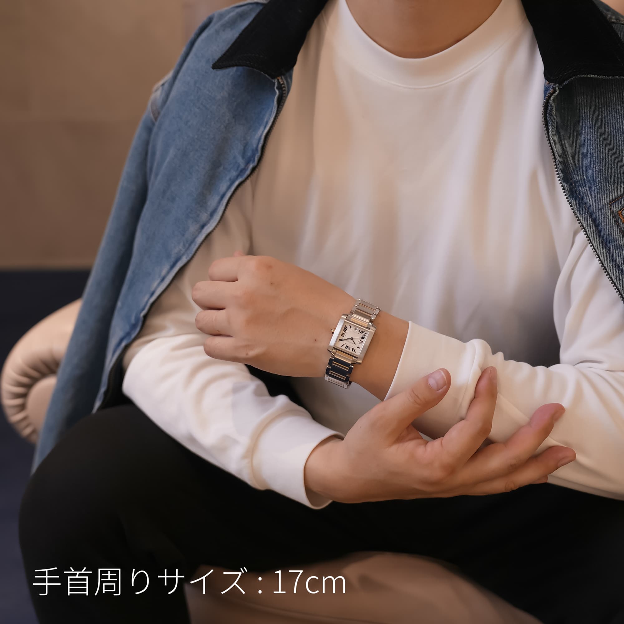 中古)CARTIER カルティエ タンク フランセーズ LM W51005Q4（商品ID