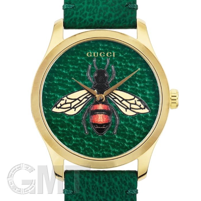 新品値下げ　Gucci グッチ　腕時計　蜂 グリーン　YA1264065A 新品)GUCCI グッチ Gタイムレス YA1264065 ビー グリーン（商品ID