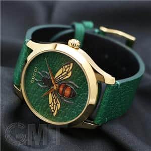 新品)GUCCI グッチ Gタイムレス YA1264065 ビー グリーン（商品ID