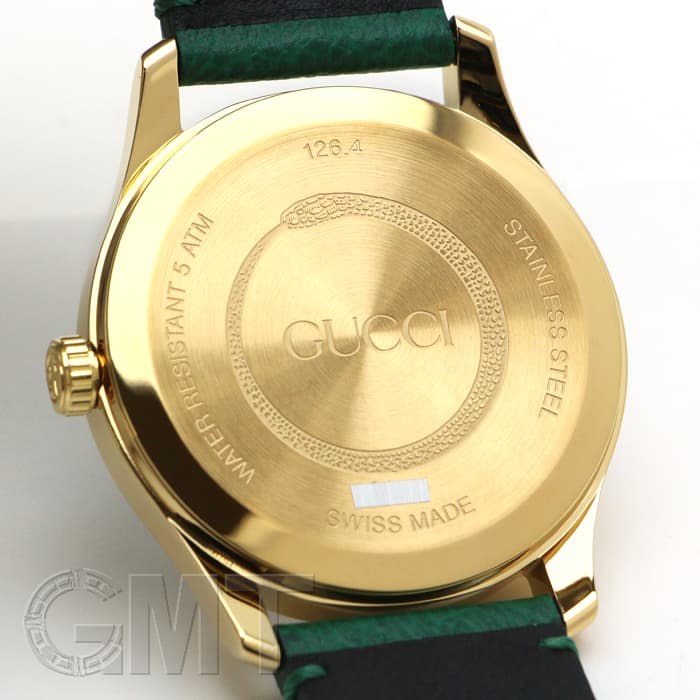 新品)GUCCI グッチ Gタイムレス YA1264065 ビー グリーン（商品ID