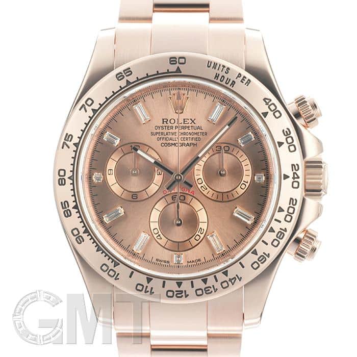 掛け時計　壁掛け時計　ロレックス　デイトナ　ピンクゴールド 中古)ROLEX ロレックス デイトナ 116505A ピンク 11Pバケットダイヤ