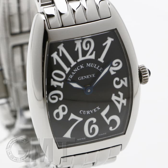 フランクミュラー トノーカーべックス 1752 黒文字盤　腕時計 フランク・ミュラー レディース トノーカーベックス 黒アラビア 1752QZ