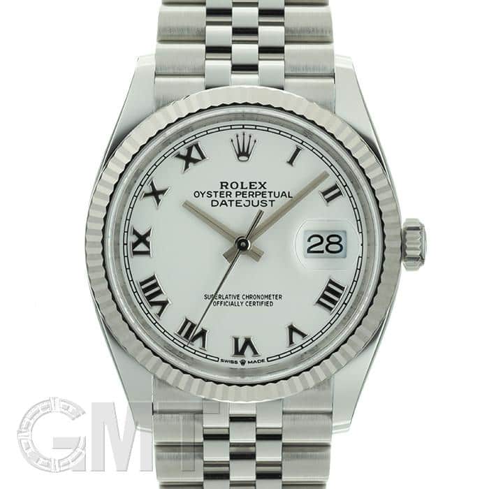 ROLEX ロレックス 腕時計 デイトジャスト L番 ホワイト ローマ 新品)ROLEX ロレックス デイトジャスト 36 126234 ホワイト ローマ