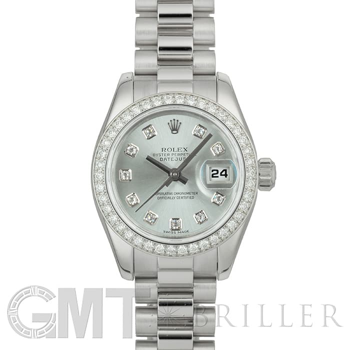 中古)ROLEX ロレックス デイトジャスト 179136G アイスブルー ベゼル