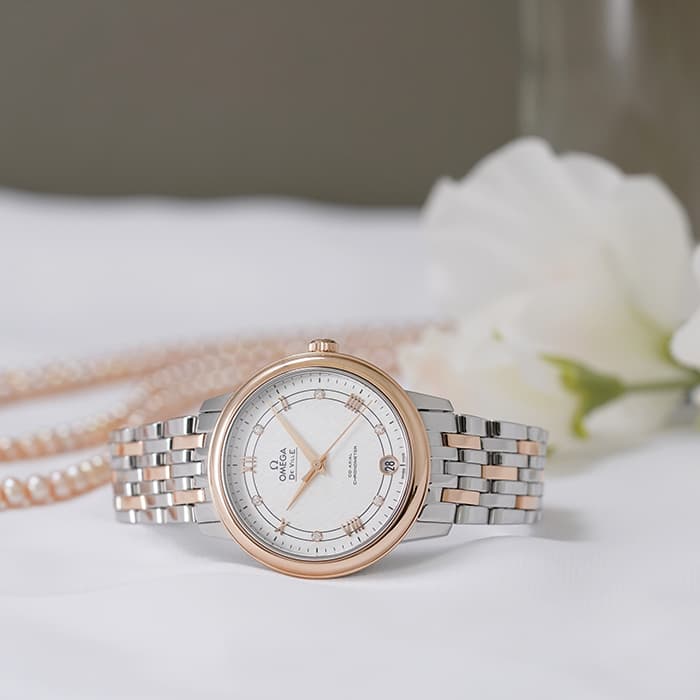 新品)OMEGA オメガ デ・ヴィル プレステージ コーアクシャル