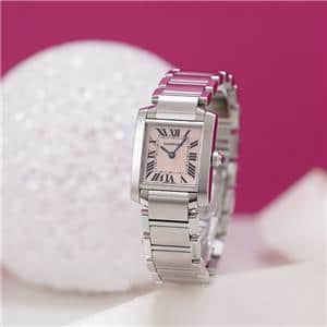 中古)CARTIER カルティエ タンク フランセーズ SM W51028Q3（商品ID
