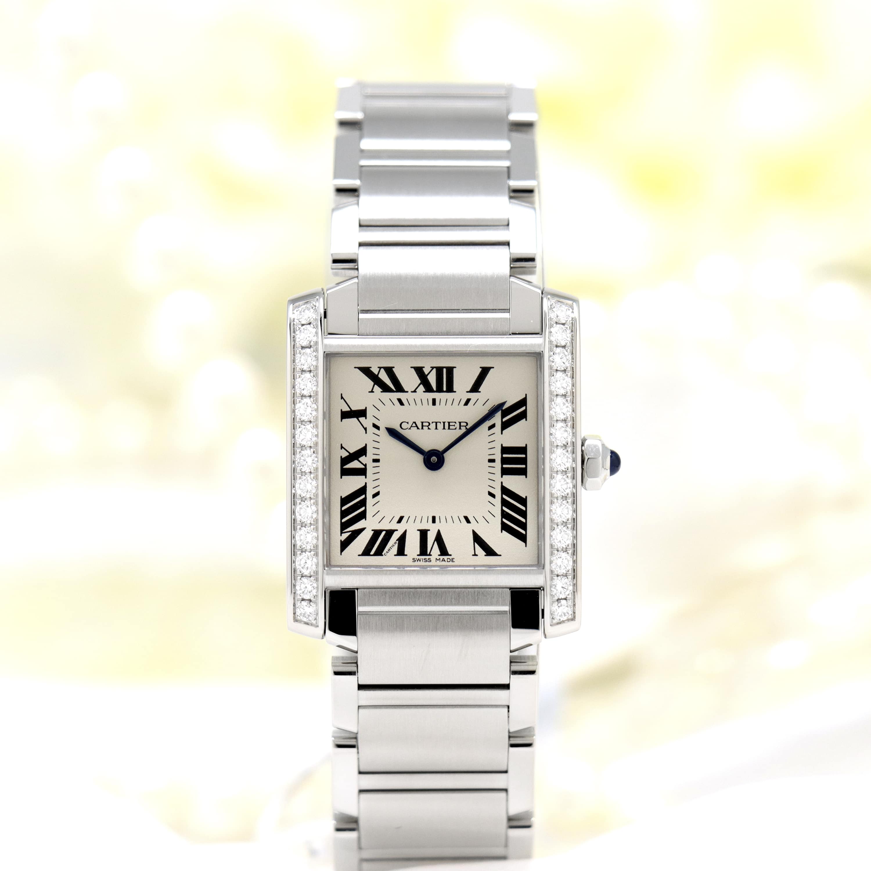 中古)CARTIER カルティエ タンク フランセーズ MM W4TA0009 ベゼル