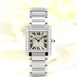中古)CARTIER カルティエ タンク フランセーズ MM W4TA0009 ベゼル