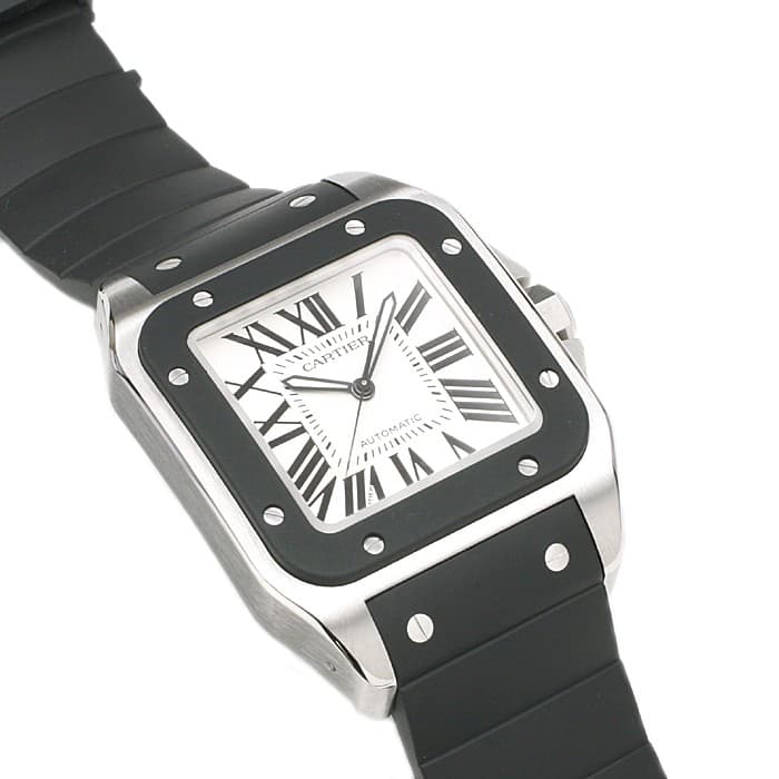 カルティエ サントス100 MM 新品)CARTIER カルティエ サントス 100 W20121U2（商品ID