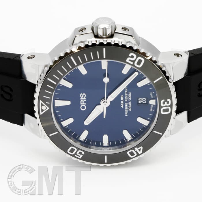 オリス 01 733 7732 4135 アクイスデイト 自動巻き 腕時計　最安 新品)ORIS オリス アクイス デイト 733 7732 4135 R（商品ID