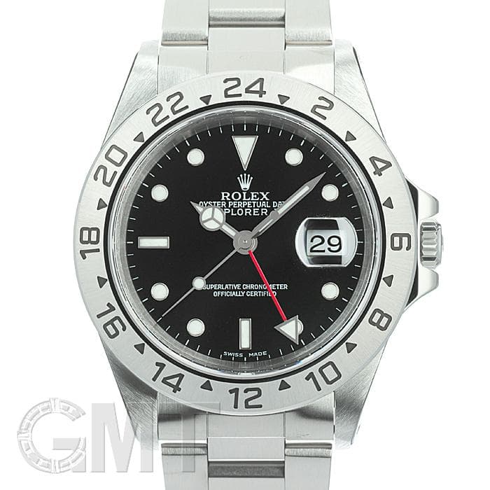 中古)ROLEX ロレックス エクスプローラー II 16570 ブラック（商品ID