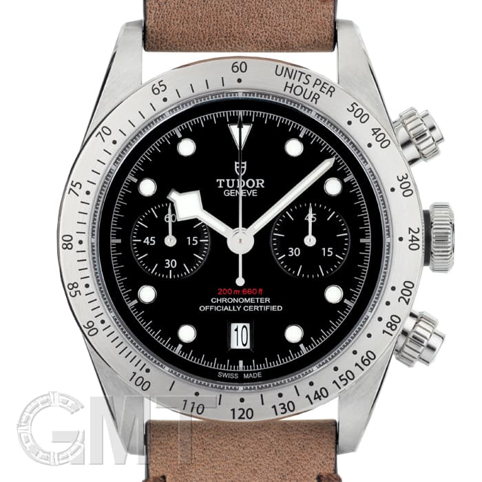 中古)TUDOR チューダー ヘリテージブラックベイ クロノ 79350