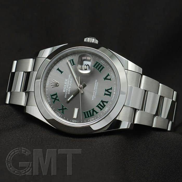 中古)ROLEX ロレックス デイトジャスト 41 126300 スレートローマ