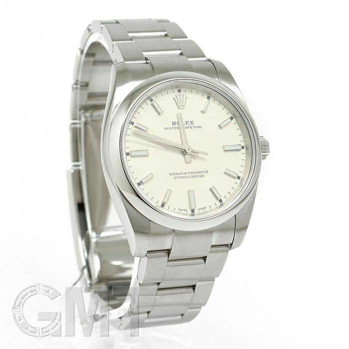 中古)ROLEX ロレックス オイスターパーペチュアル 34 114200 ホワイト